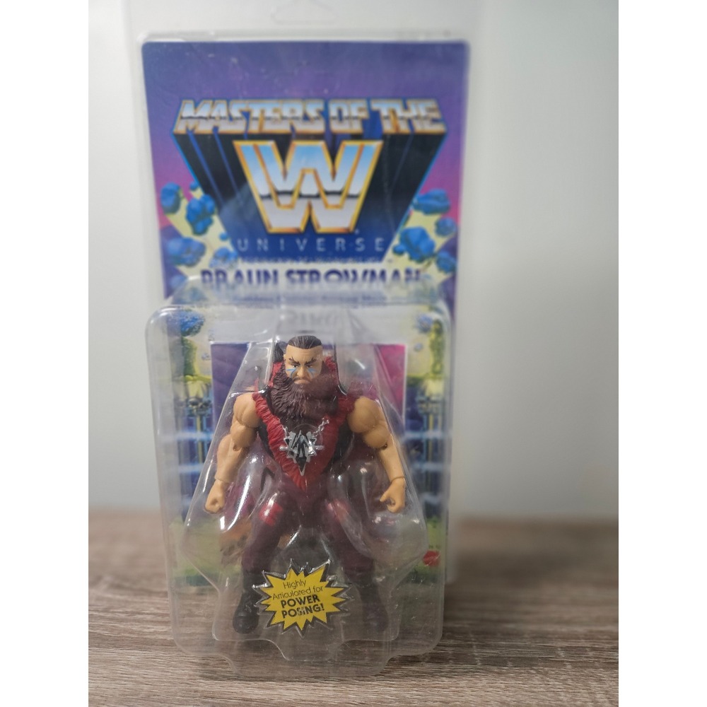 Mattel Masters of the WWE Universe Braun Strowman Wave 4 Action Figure MOTU WWE